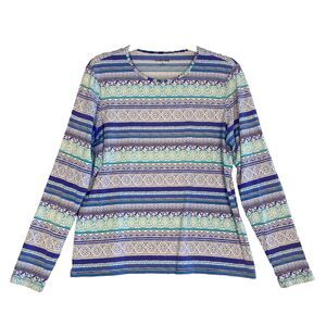 Lands' End‎ Women's Long Sleeve Size L (14/46) Crew Neck